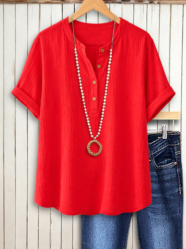 Sunset Glow Henley Top