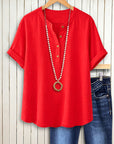 Sunset Glow Henley Top
