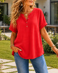 Sunset Glow Henley Top