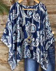 Coastal Breeze Paisley Blouse