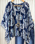 Coastal Breeze Paisley Blouse