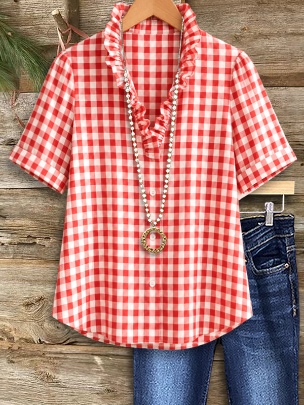 Country Picnic Gingham Shirt