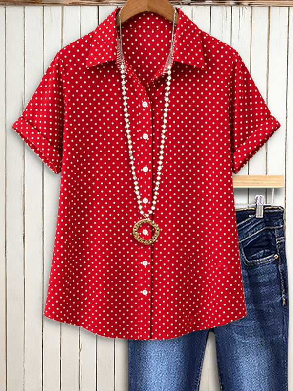 Red Dot Charm Shirt