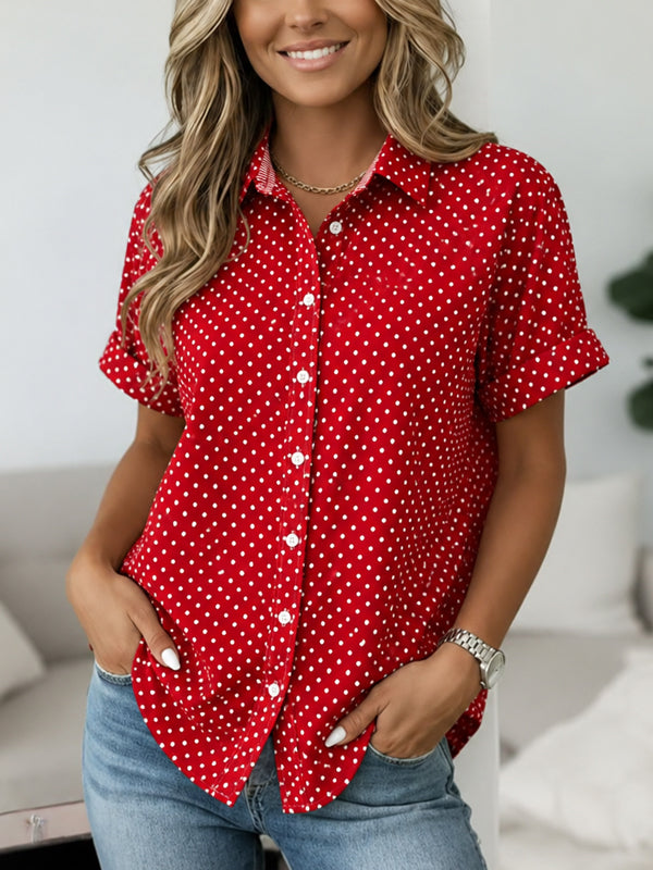Red Dot Charm Shirt