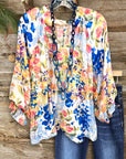 Garden Breeze Floral Blouse