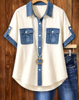 Denim Breeze Utility Shirt