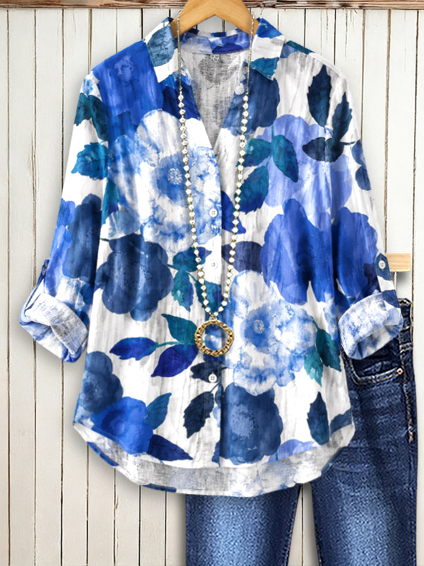 Coastal Bloom Blouse