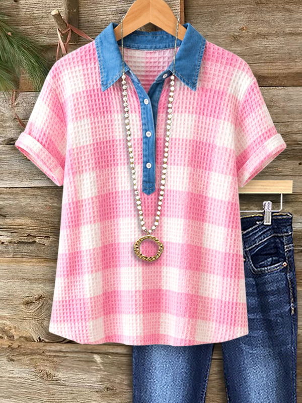 Sweet Picnic Waffle Top