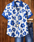 Blue Blossom Garden Shirt