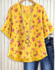 Sunny Meadow Ruffle Blouse