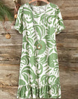 Tropical Leaf Relax Dress