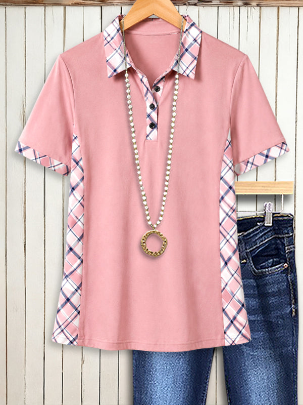 Sweet Rosy Polo Top