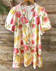 Floral Puff Sleeve Dress