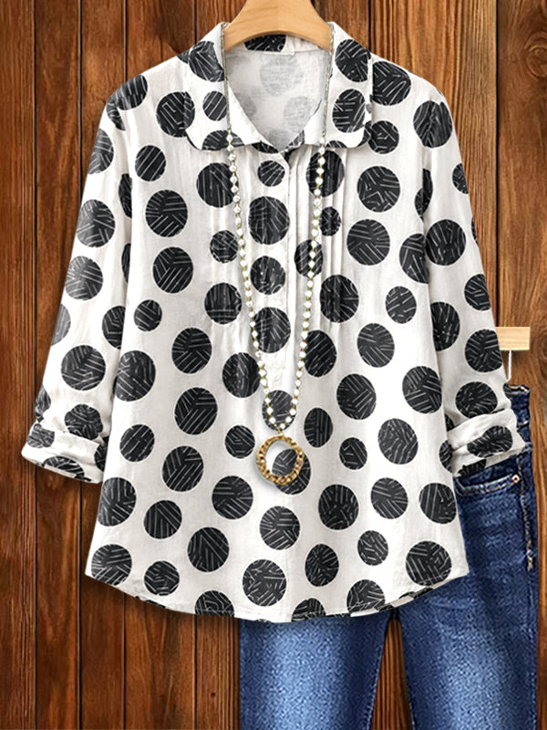 Classic Charm Polka Dot Shirt