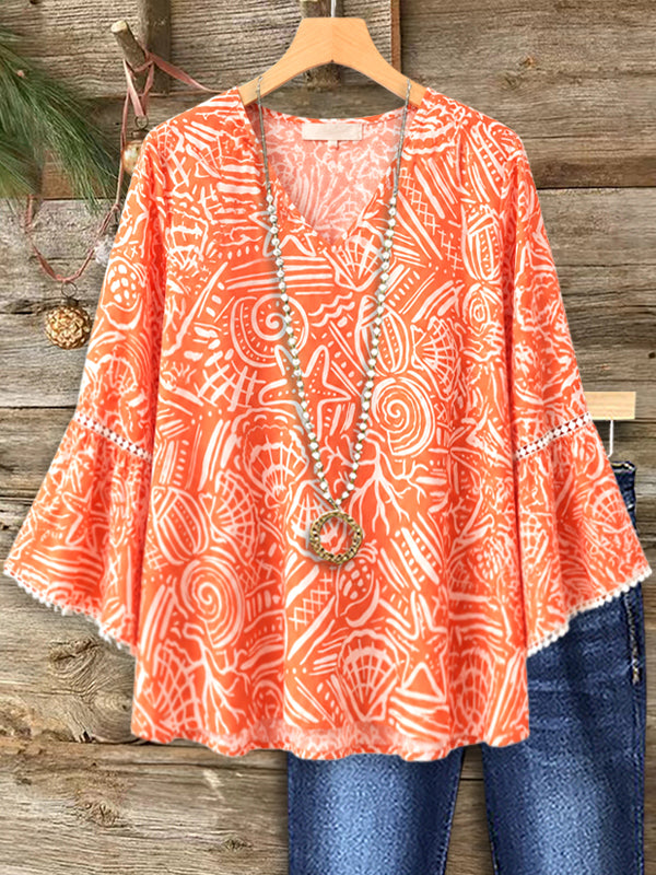 Sunset Coast Boho Blouse