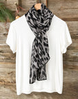 Leopard Print Lightweight Fashion Scarf
