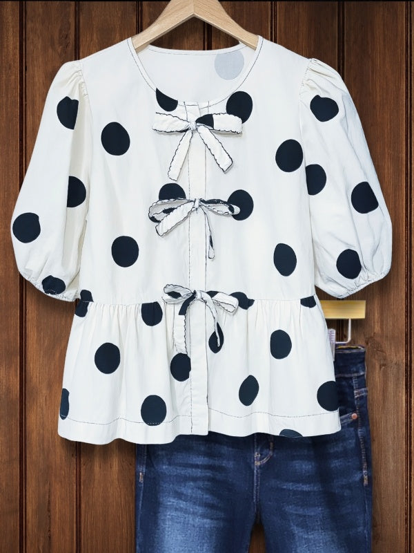 Polka Dot Darling Blouse