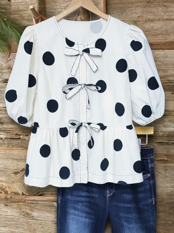 Polka Dot Darling Blouse