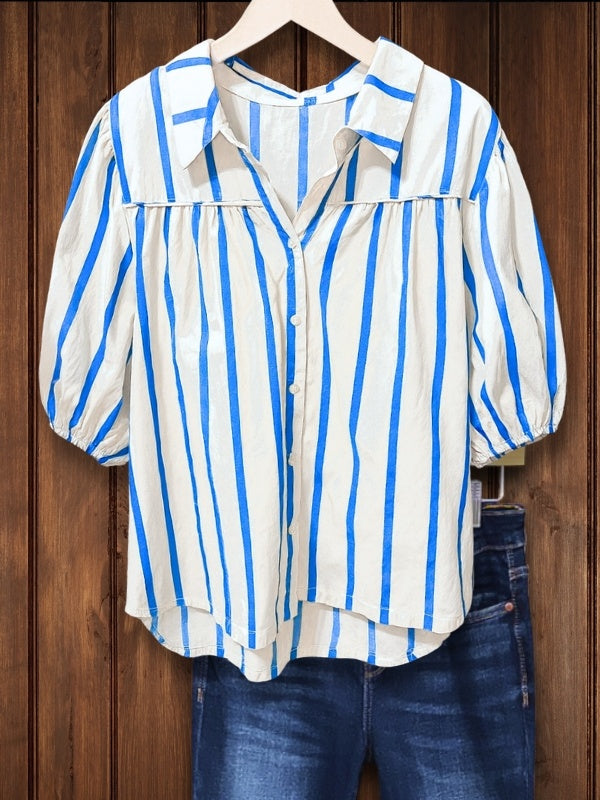 Blue Breeze Stripe Shirt