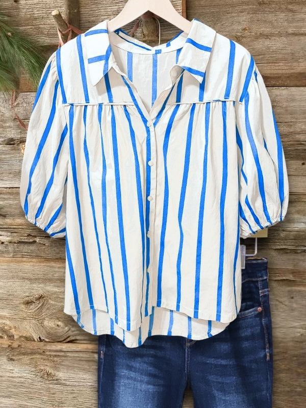 Blue Breeze Stripe Shirt