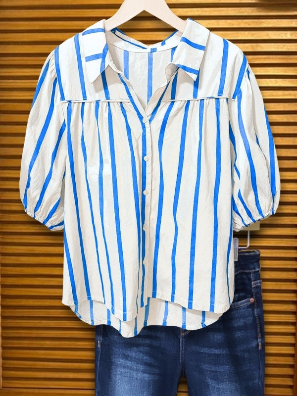 Blue Breeze Stripe Shirt