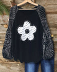 Midnight Bloom Sleeve Top