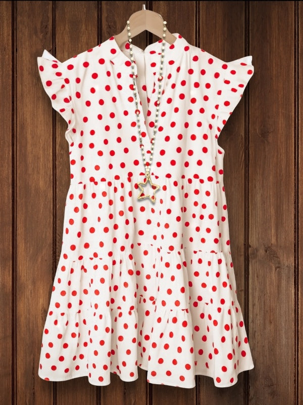 Cherry Pop Ruffle Dress