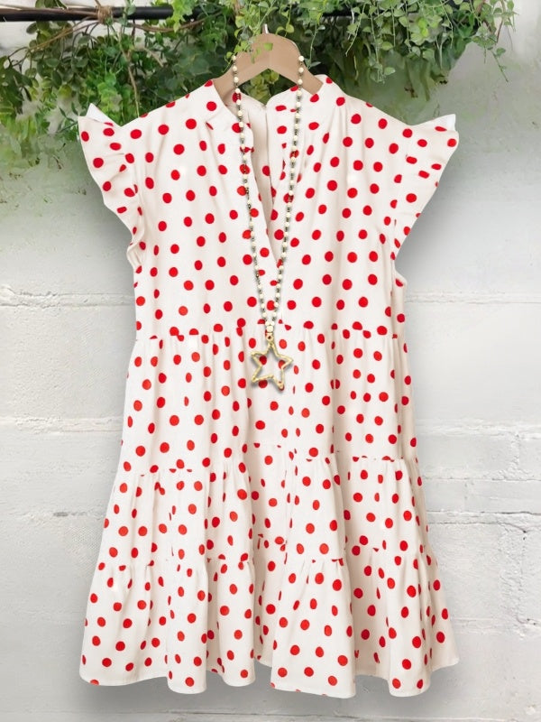 Cherry Pop Ruffle Dress
