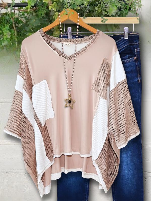Desert Patch Relaxed Top