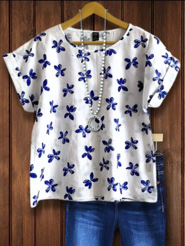 Indigo Petal Pop Tee