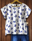 Indigo Petal Pop Tee