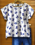 Indigo Petal Pop Tee