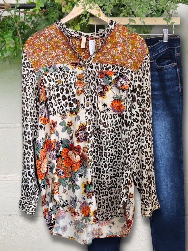 Wild Bloom Mix Shirt