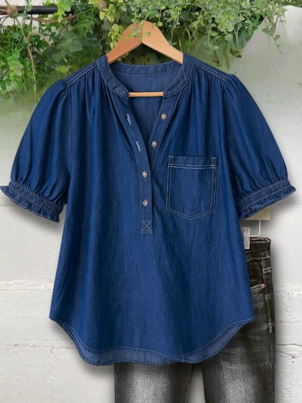 Classic Denim Henley