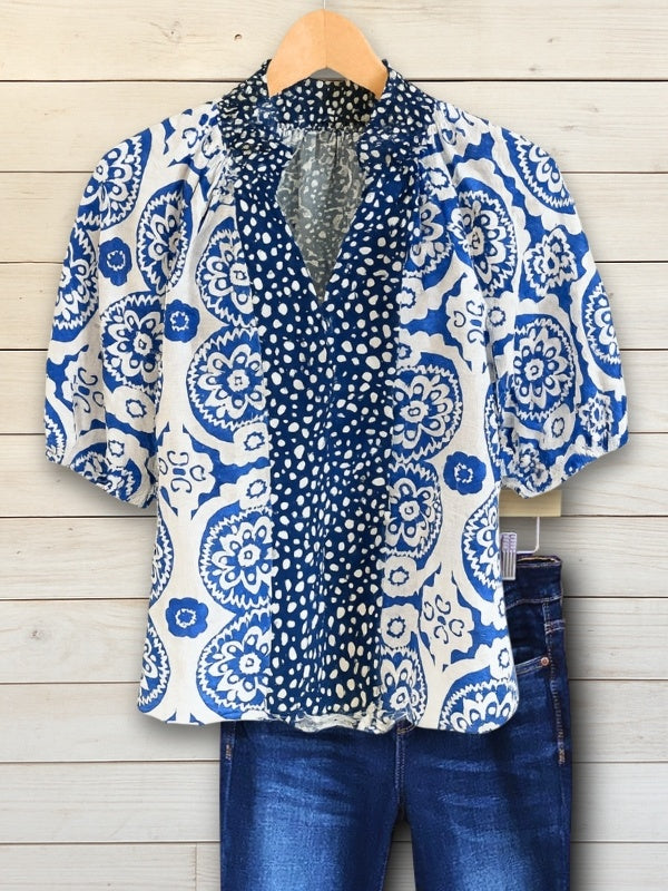 Boho Tile Mix Top