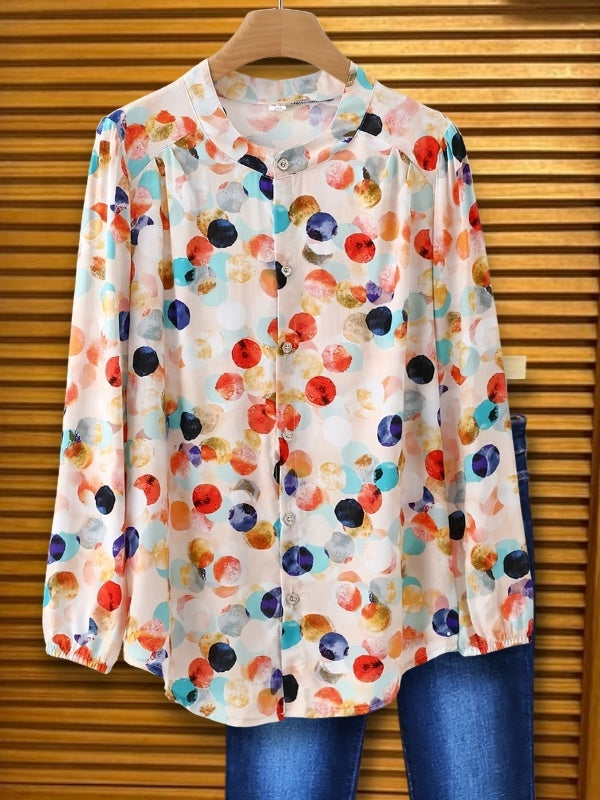 Confetti Breeze Dot Print Blouse