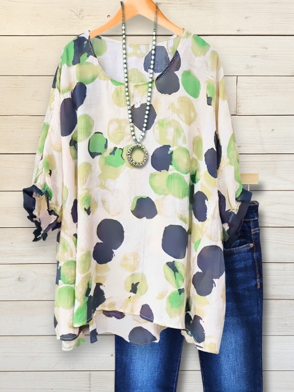 Minty Dots Oversized Tunic
