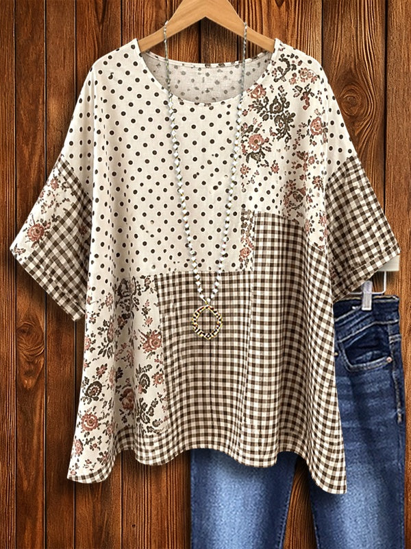 Country Patchwork Charm Tee