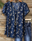 Midnight Meadow V-Neck Top