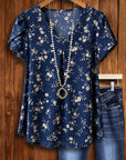 Midnight Meadow V-Neck Top