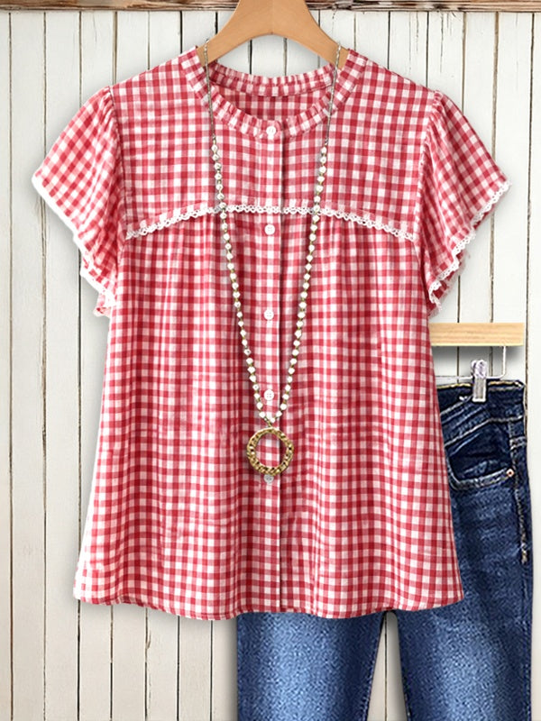 Maple Picnic Lace Blouse