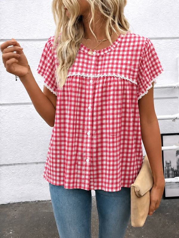 Maple Picnic Lace Blouse