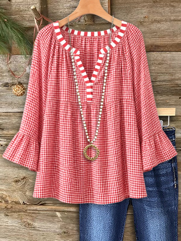 Cherry Orchard Babydoll Blouse