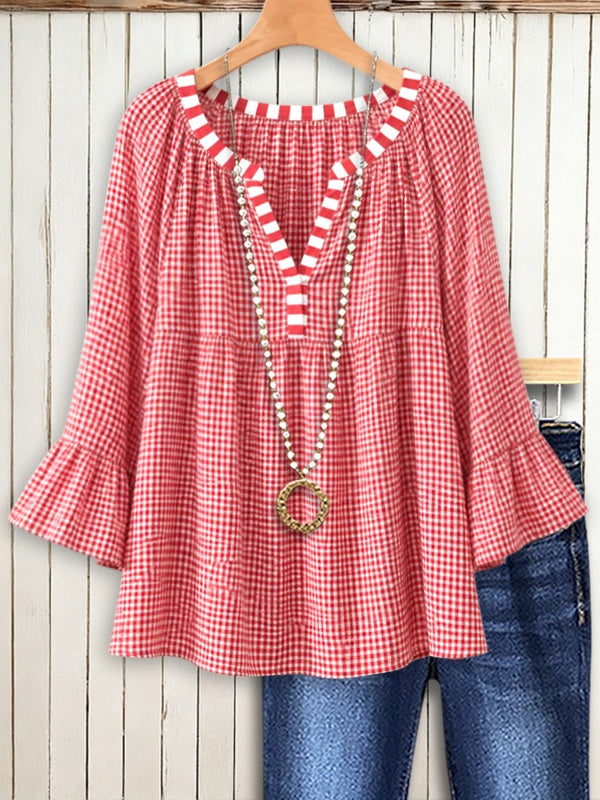 Cherry Orchard Babydoll Blouse