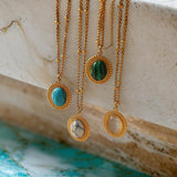 Vintage Coloured Stone Necklace