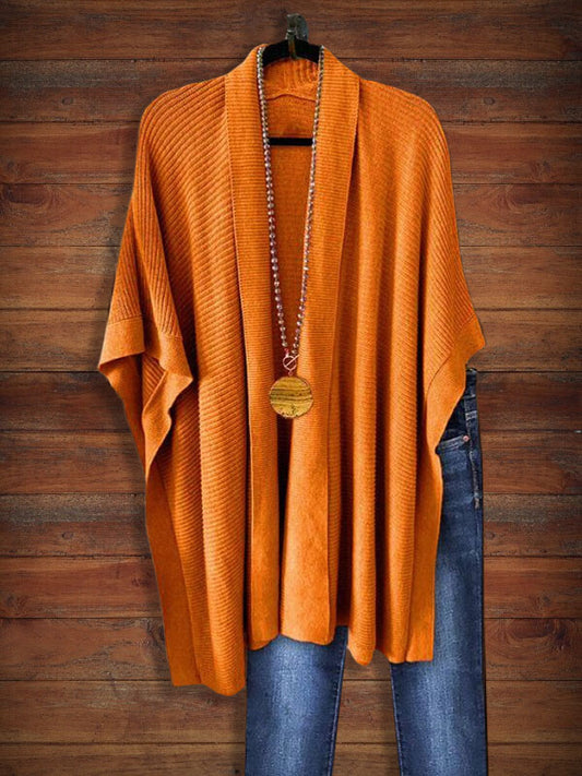 Oversize Cardigan In Cotton Fleece