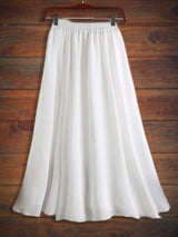 High Waist Slim Mid-Length A-Line Elastic Skirt