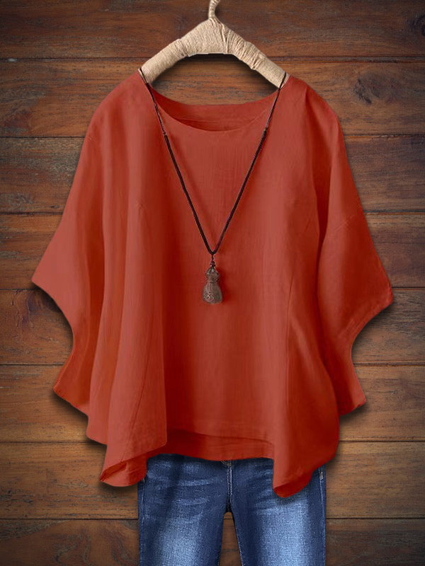 Relaxed Crew Neck Top