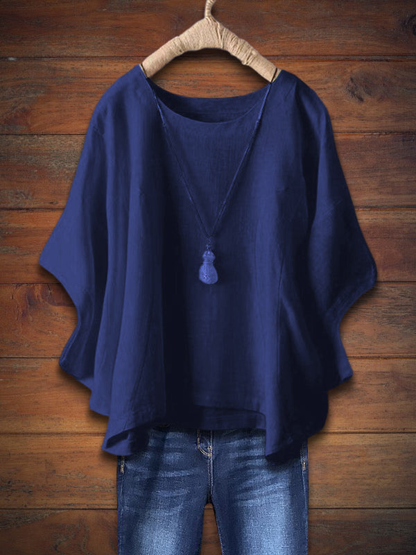 Relaxed Crew Neck Top